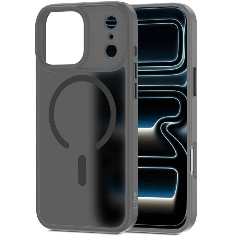 Θήκη Tech-Protect Magmat MagSafe για Apple iPhone 17 Pro Max, ματ γκρι κραγιόνι