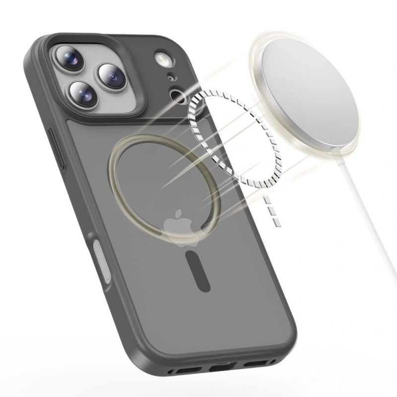 Θήκη Tech-Protect Magmat MagSafe για Apple iPhone 17 Pro Max, ματ γκρι κραγιόνι