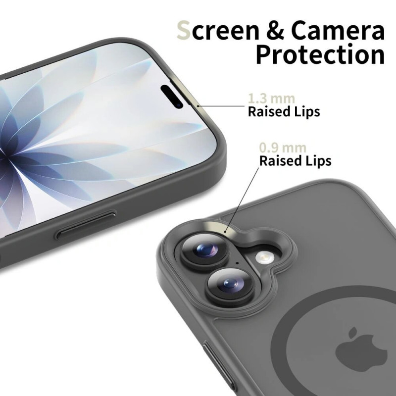 Θήκη Tech-Protect Magmat MagSafe THP4950 για Apple iPhone 17, ματ γκρι κηρομπογιάς