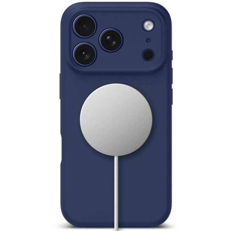 Θήκη Tech-Protect Silicone MagSafe για Apple iPhone 17 Pro, Deep Blue