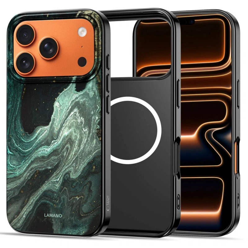 Θήκη Tech-Protect Lamano MagSafe για Apple iPhone 17 Pro Max, Verde Aura