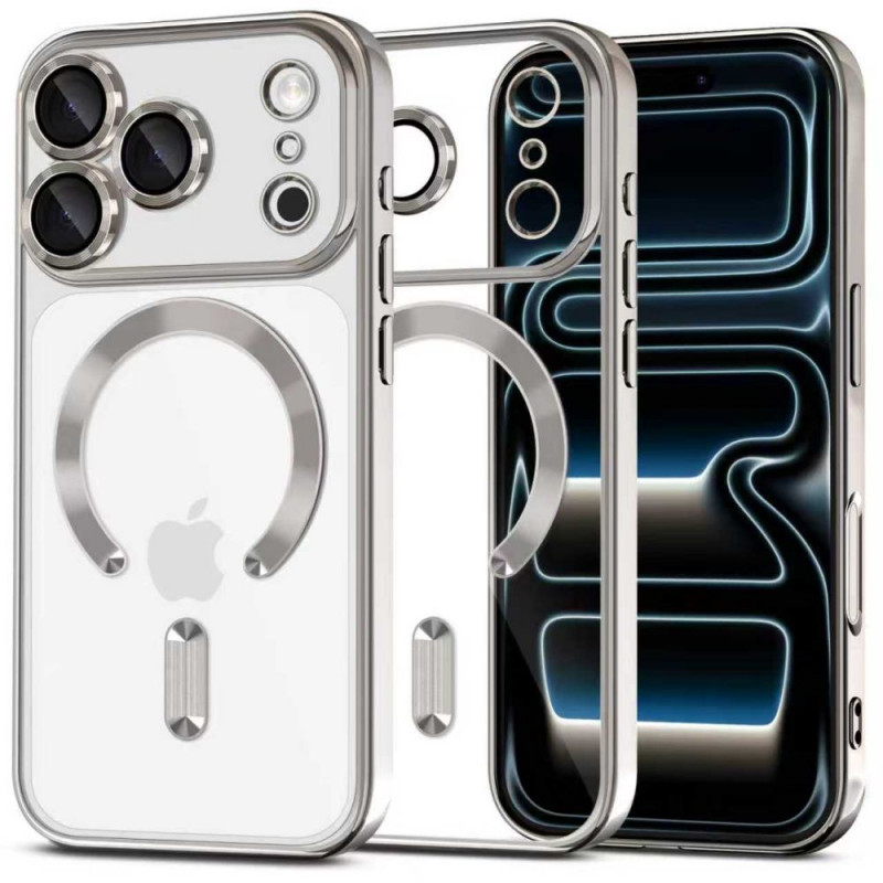 Θήκη Tech-Protect MagFlex MagSafe για Apple iPhone 17 Pro, Shiny Silver