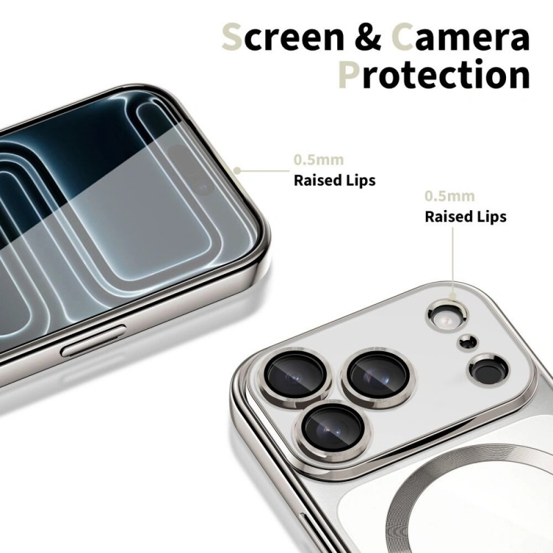 Θήκη Tech-Protect MagFlex MagSafe για Apple iPhone 17 Pro, Shiny Silver