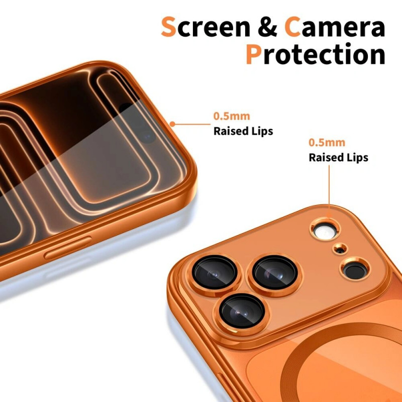 Θήκη Tech-Protect MagFlex MagSafe για Apple iPhone 17 Pro Max, Shiny Cosmic Orange
