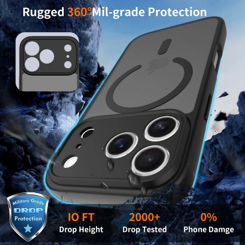 Θήκη Tech-Protect BasicMag MagSafe για Apple iPhone 17 Pro Max, ματ πορτοκαλί Cosmic