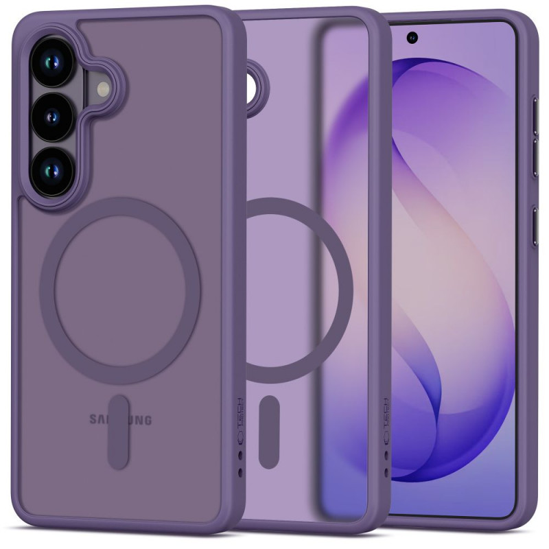 Θήκη Tech-Protect Magmat MagSafe για Samsung Galaxy S26, Matte Cobalt Violet