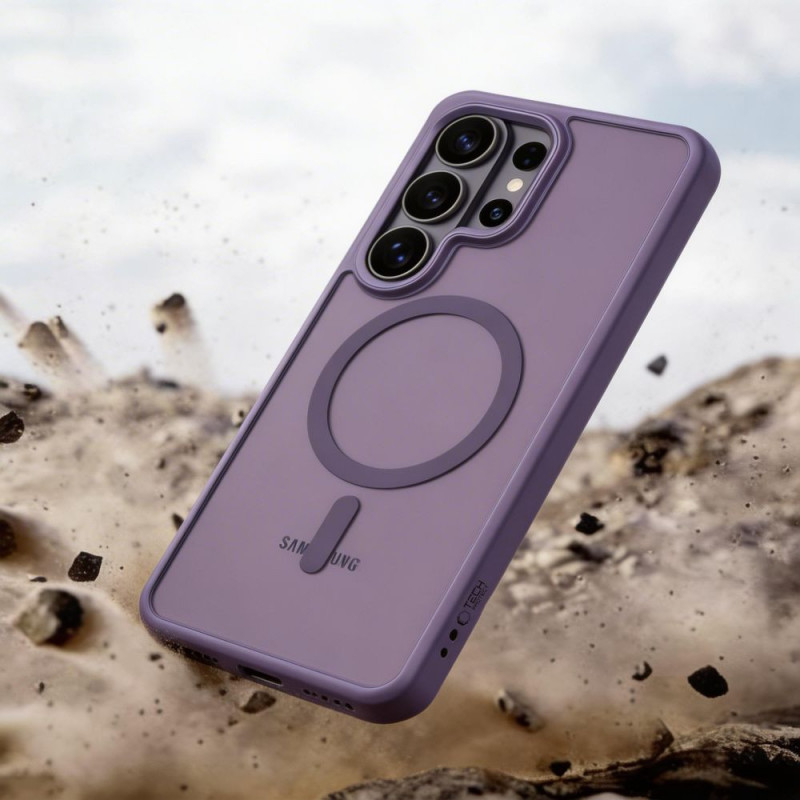 Θήκη Tech-Protect Magmat MagSafe για Samsung Galaxy S26 Ultra, Matte Cobalt Violet