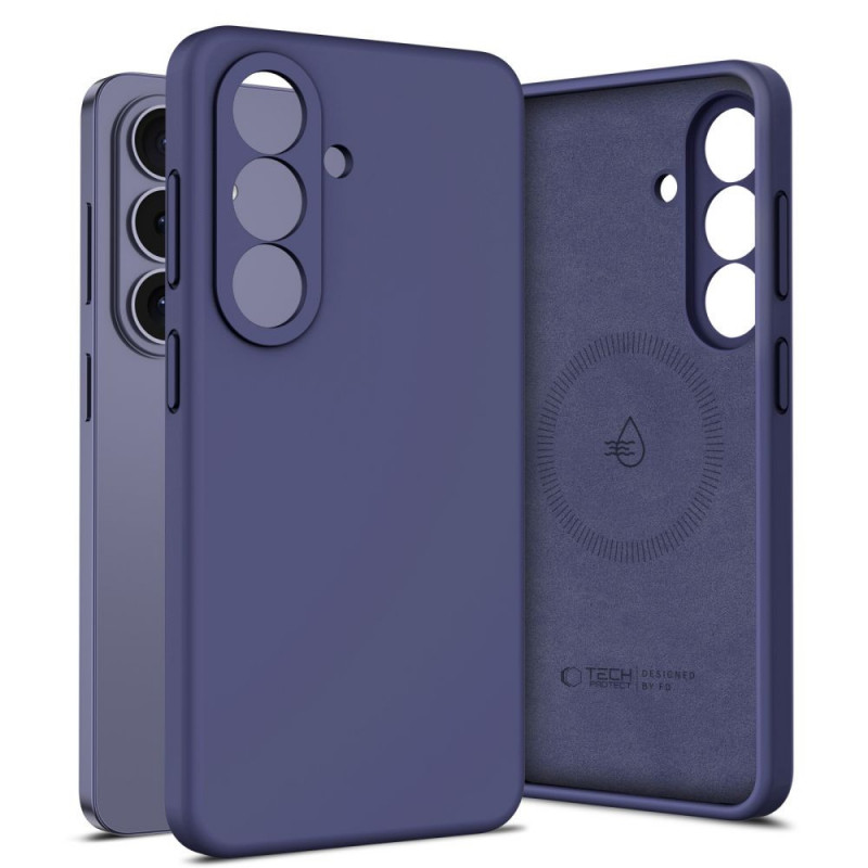 Θήκη Tech-Protect Silicone MagSafe για Samsung Galaxy S26, Cobalt Violet