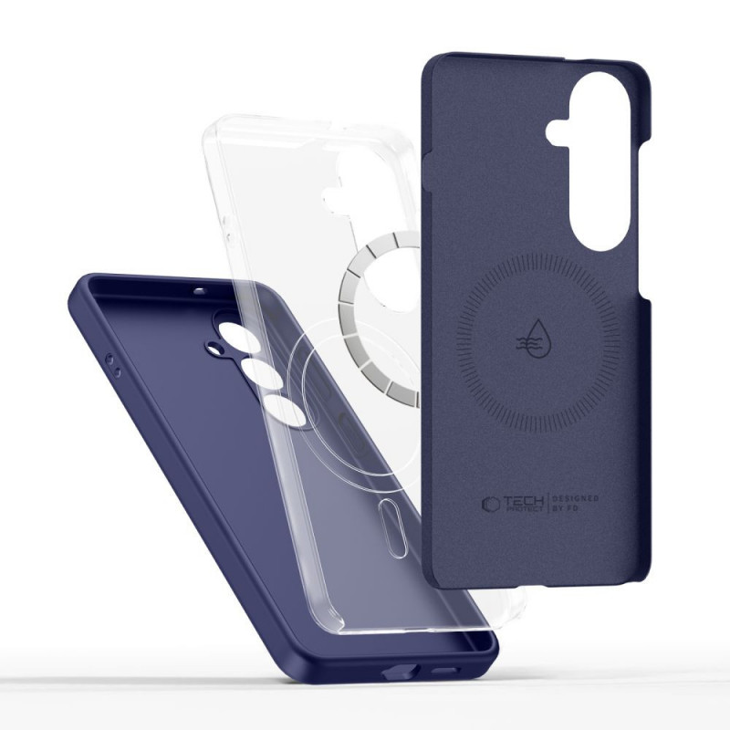 Θήκη Tech-Protect Silicone MagSafe για Samsung Galaxy S26, Cobalt Violet