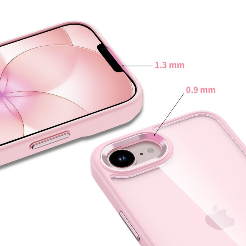 Θήκη Tech-Protect Magmat για Apple iPhone 16e / 17e, απαλό ροζ/διάφανο