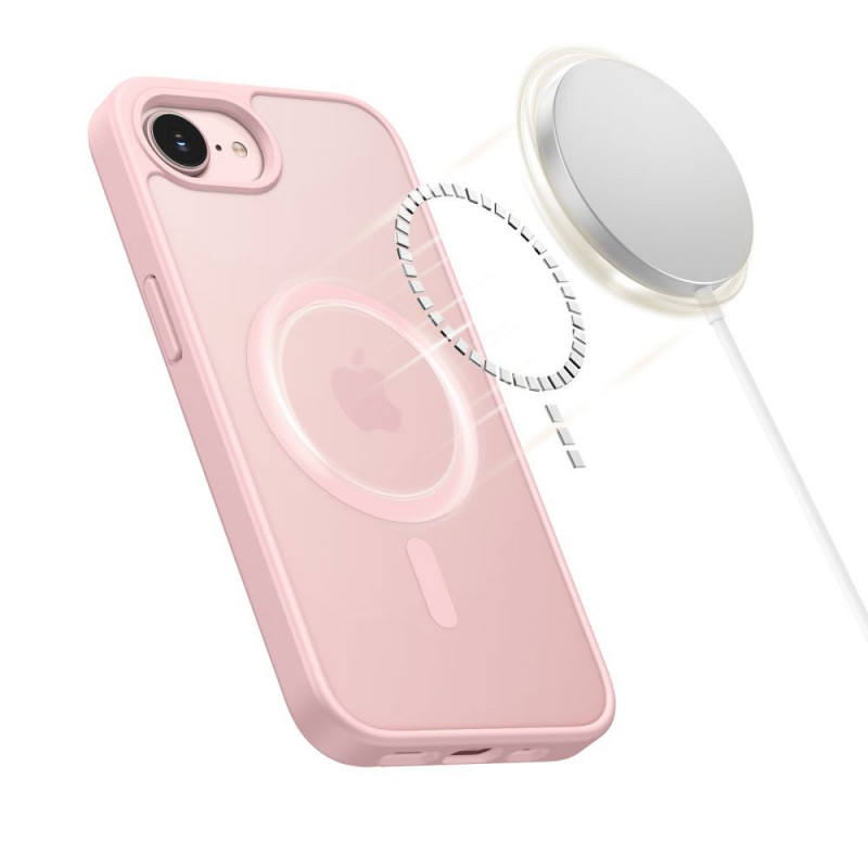 Θήκη Tech-Protect BasicMag MagSafe για Apple iPhone 16e / 17e, ματ απαλό ροζ