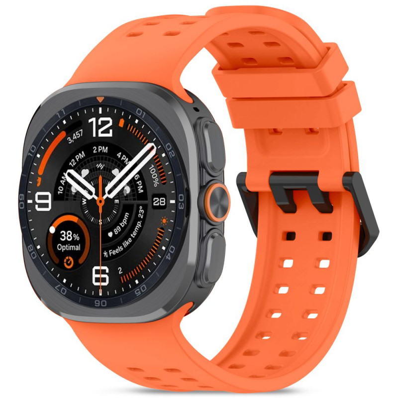 Tech-Protect Σιλικονούμενο λουράκι Air για Samsung Galaxy Watch Ultra 1 / 2 (2024-2026) 47 mm, πορτοκαλί Tangerine Orange