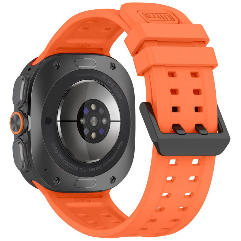 Tech-Protect Σιλικονούμενο λουράκι Air για Samsung Galaxy Watch Ultra 1 / 2 (2024-2026) 47 mm, πορτοκαλί Tangerine Orange