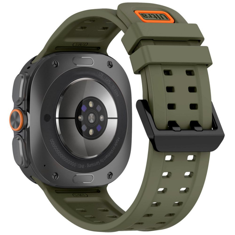 Tech-Protect Σιλικόνης Air Λουράκι για Samsung Galaxy Watch Ultra 1 / 2 (2024-2026) 47 mm, λαδί