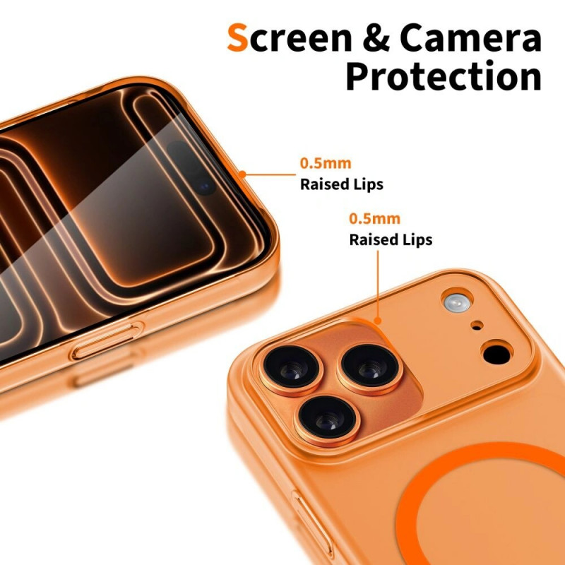 Θήκη Tech-Protect Magslim MagSafe για Apple iPhone 17 Pro Max, ματ πορτοκαλί Cosmic