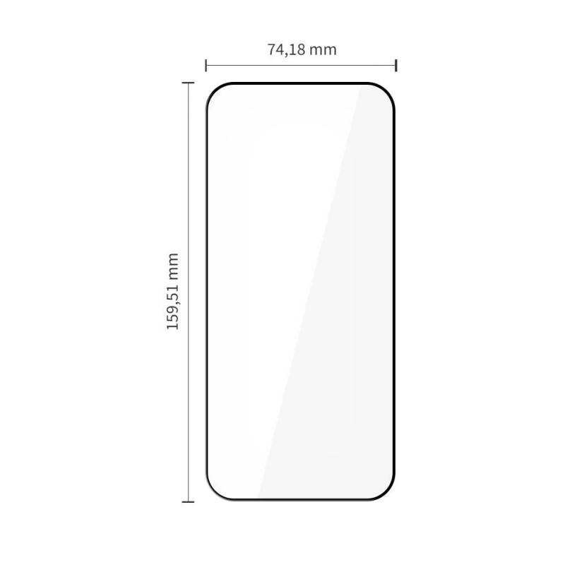 Tech-Protect Glass Fit+ Ενισχυμένο Γυαλί Xiaomi Poco F8 Ultra THP5047, Μαύρο (2 τεμ.)