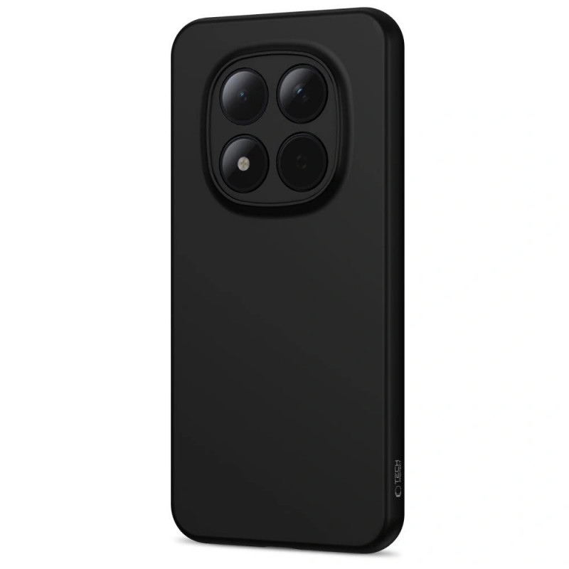 Θήκη σιλικόνης Tech-Protect Icon για Xiaomi Redmi Note 15 Pro 5G, μαύρη