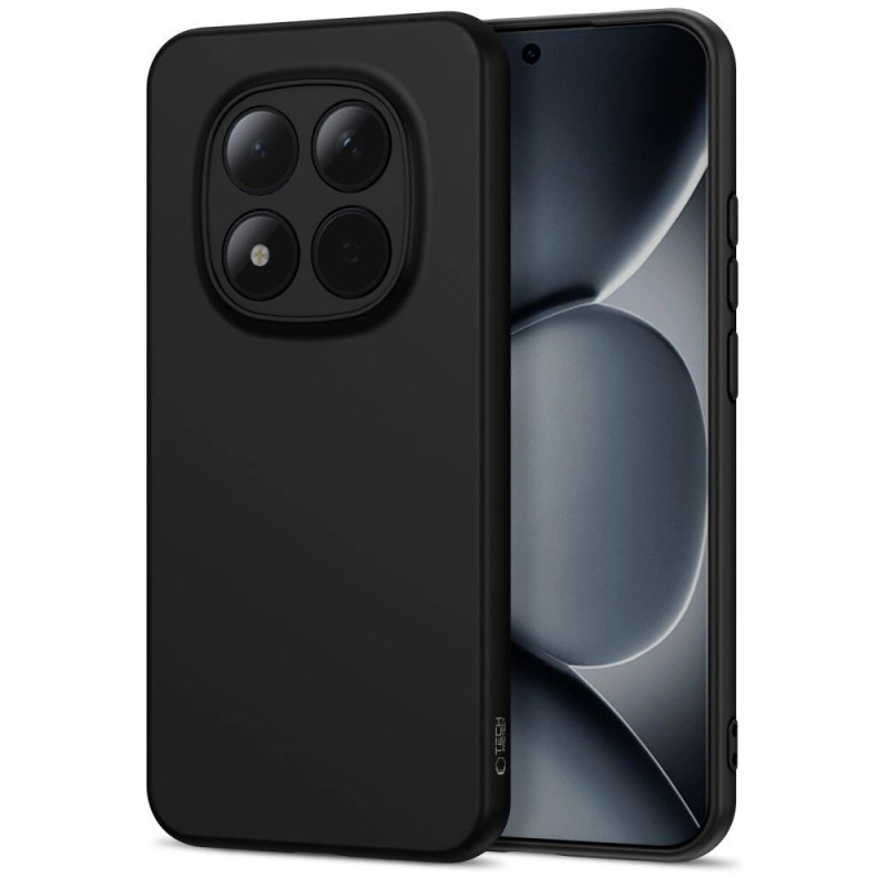 Θήκη σιλικόνης Tech-Protect Icon για Xiaomi Redmi Note 15 Pro 5G, μαύρη
