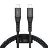Tech-Protect Ultraboost UB11T Καλώδιο USB-C σε USB-C PD 240W, 100 cm, Μαύρο