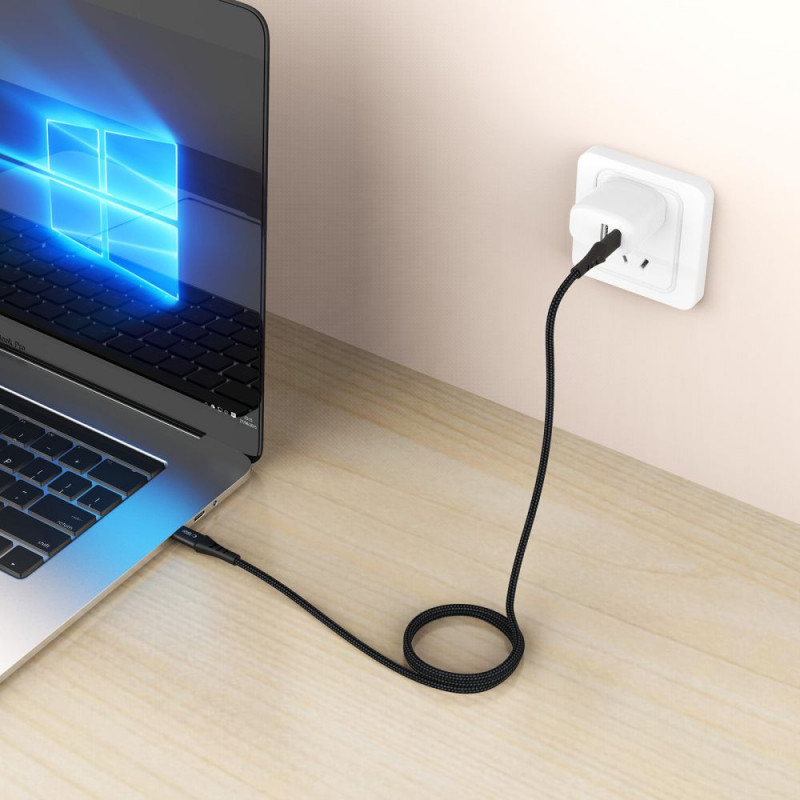 Tech-Protect Ultraboost UB11T Καλώδιο USB-C σε USB-C PD 240W, 100 cm, Μαύρο