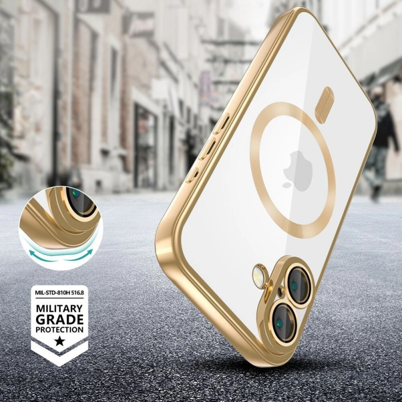Θήκη MagSafe Tech-Protect MagFlex THP3927 για Apple iPhone 17e / 16e, Shiny Gold