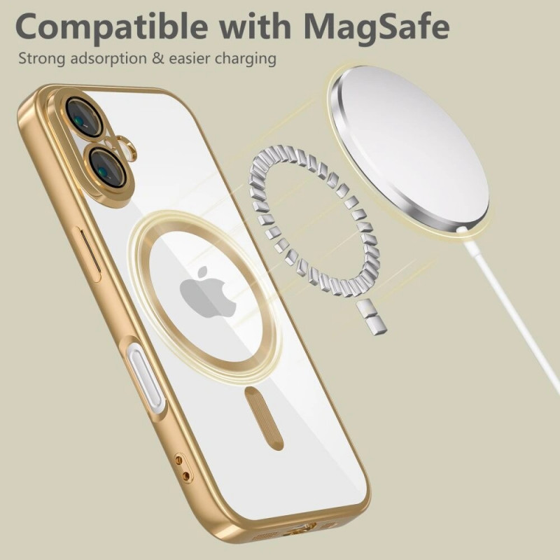Θήκη MagSafe Tech-Protect MagFlex THP3927 για Apple iPhone 17e / 16e, Shiny Gold