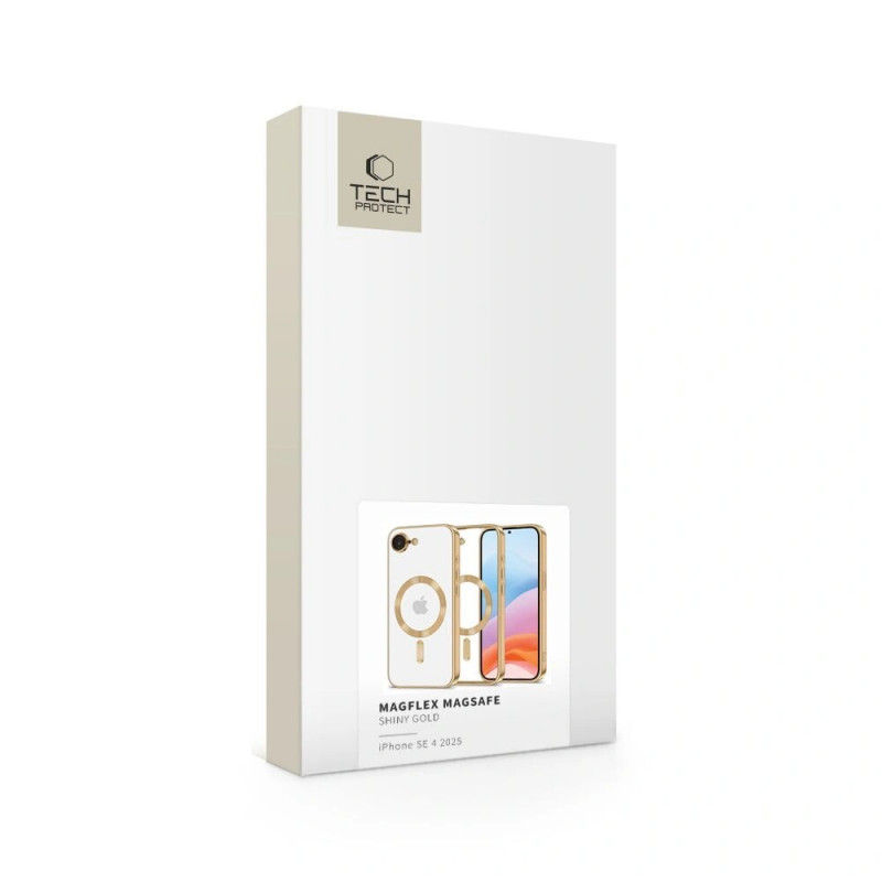 Θήκη MagSafe Tech-Protect MagFlex THP3927 για Apple iPhone 17e / 16e, Shiny Gold