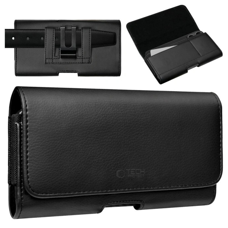 Θήκη ζώνης Tech-Protect SM80 THP4794 Universal για smartphone 5.8-6.8 ιντσών, μαύρη
