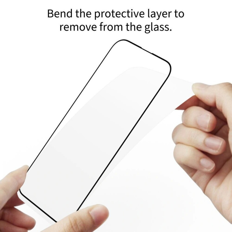 Tech-Protect Glass Fit+ Ενισχυμένο Γυαλί για Motorola Moto G56 5G (2 τεμ.), Μαύρο