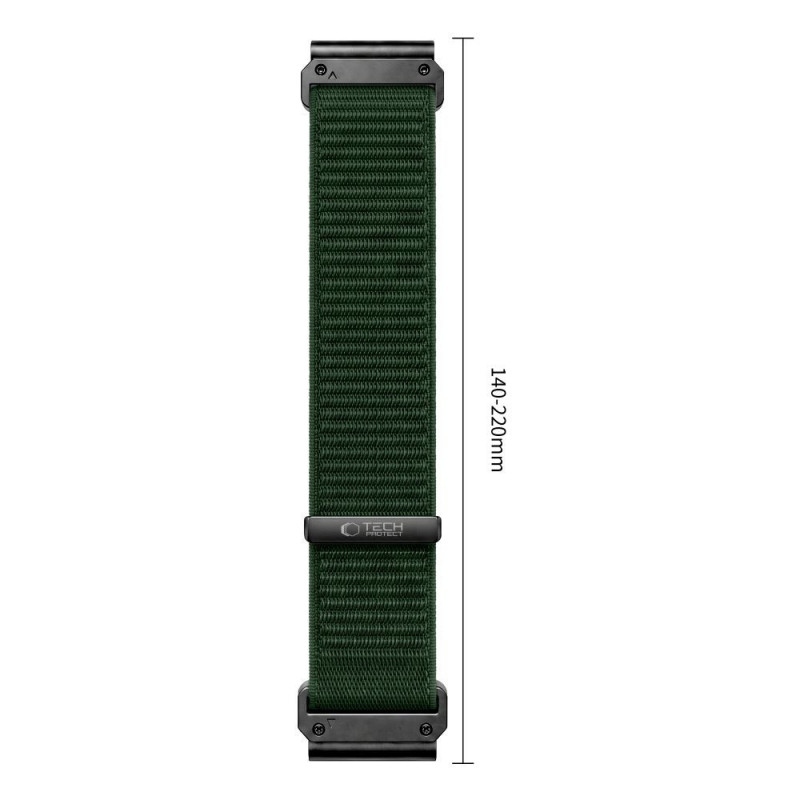 Tech-Protect NylonLoop Λουράκι Ρολογιού για Garmin Fenix 5X / 5X Plus / 6X / 6X Pro / 7X / 8 / 8 Pro / 9 / 9 Pro (51 mm), Military Green
