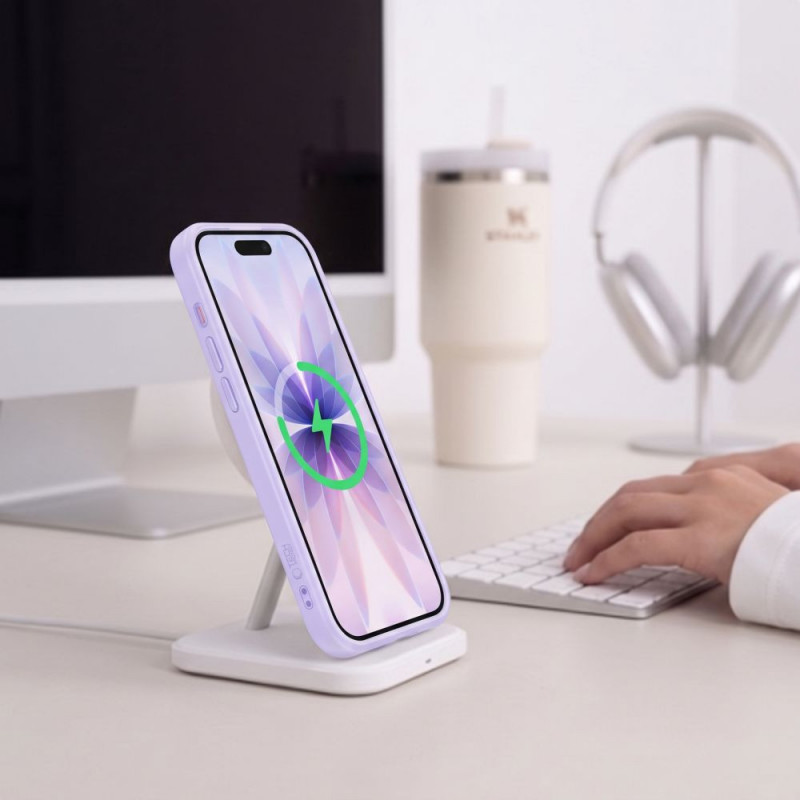 Θήκη Tech-Protect MagPeak MagSafe CC για Apple iPhone 17, ματ λεβάντα