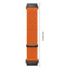 Tech-Protect NylonLoop Λουράκι Ρολογιού για Garmin Fenix 5X / 5X Plus / 6X / 6X Pro / 7X / 8 / 8 Pro / 9 / 9 Pro (51 mm), Signal Orange
