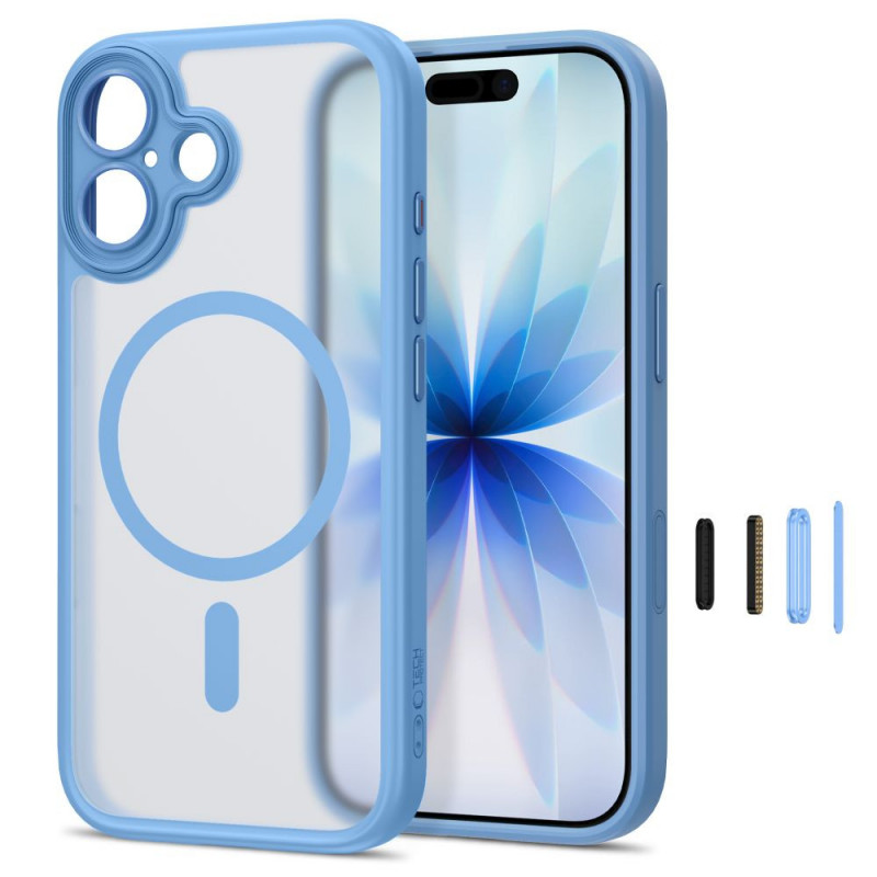 Θήκη Tech-Protect MagPeak MagSafe CC για Apple iPhone 17, ματ θαλασσί
