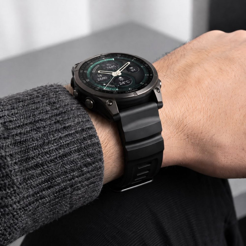 Tech-Protect Motion Λουράκι Ρολογιού για Garmin Fenix 5X / 5X Plus / 6X / 6X Pro / 7X / 8 / 8 Pro / 9 / 9 Pro (47 mm), Μαύρο