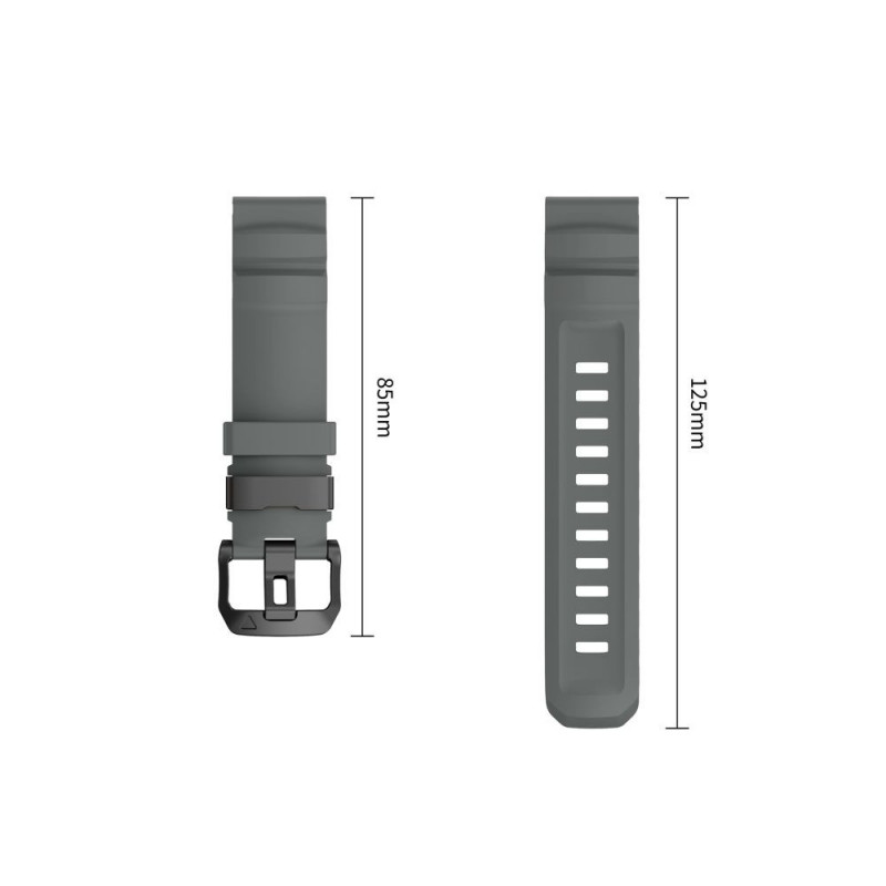 Tech-Protect Motion Λουράκι Ρολογιού για Garmin Fenix 5X / 5X Plus / 6X / 6X Pro / 7X / 8 / 8 Pro / 9 / 9 Pro (51 mm), Γκρι Θύελλας