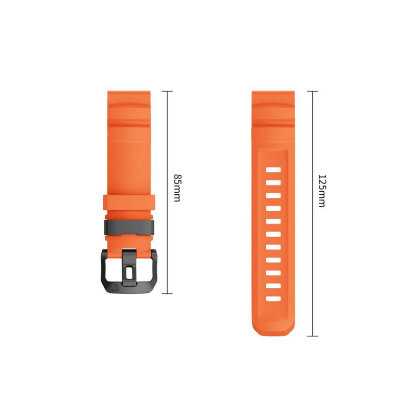 Tech-Protect Motion Garmin Fenix 5X / 5X Plus / 6X / 6X Pro / 7X / 8 / 8 Pro / 9 / 9 Pro Λουράκι Ρολογιού (51 mm), Signal Orange