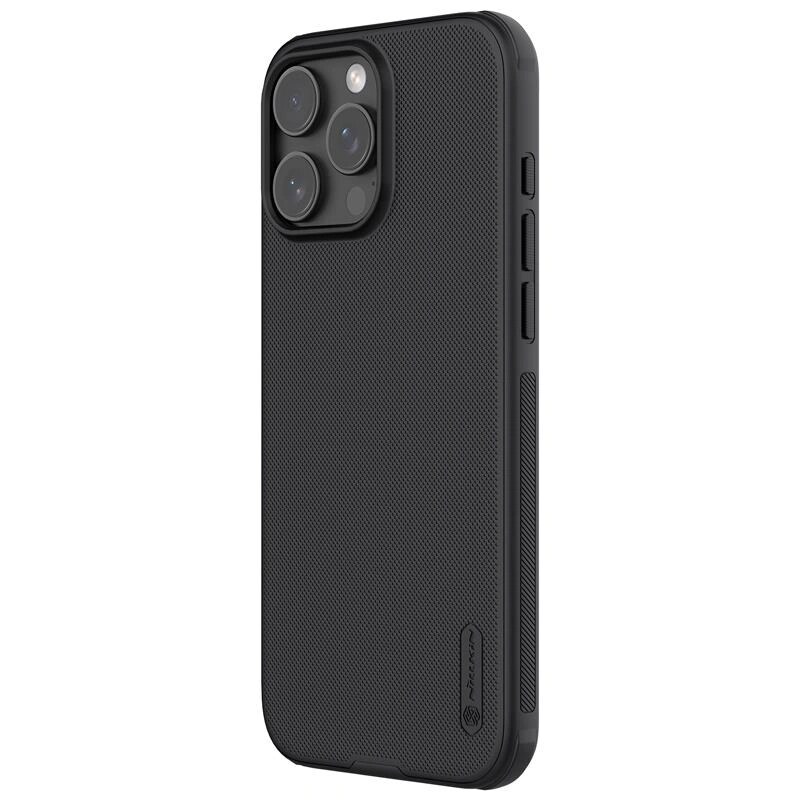 Θήκη Nillkin Super Frosted Shield Pro για Apple iPhone 16 Pro, Μαύρη