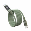Choetech XCC-1068 PD 60W καλώδιο USB-C σε USB-C με οθόνη, 1,2 m, πράσινο