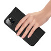 Θήκη πορτοφόλι Dux Ducis Skin Pro για Apple iPhone 15 Plus, μαύρη