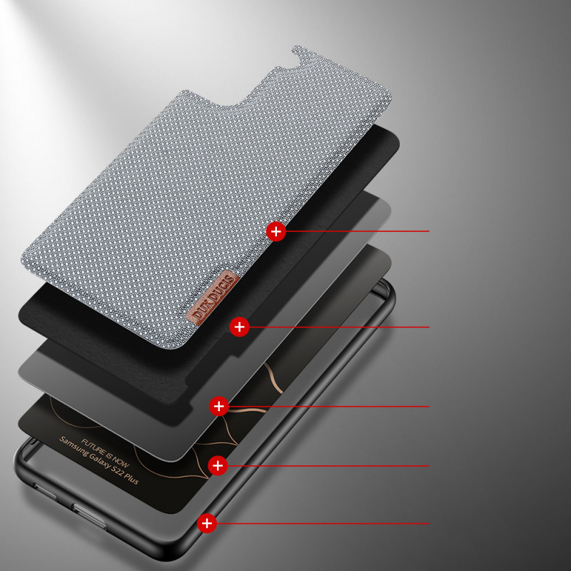 Θήκη Dux Ducis Fino Nylon για Samsung Galaxy S22+ (S22 Plus), Μπλε