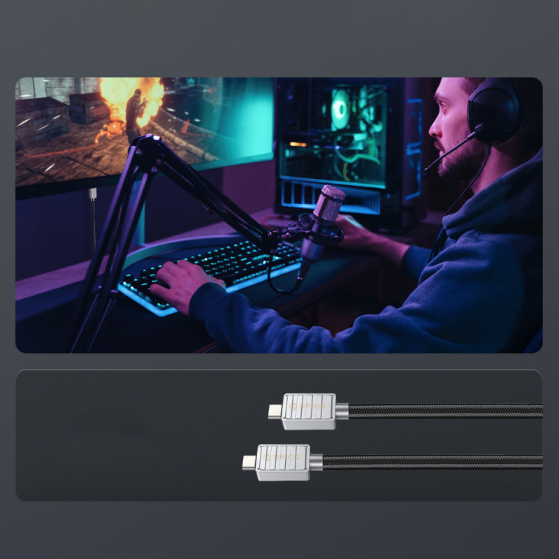 Καλώδιο HDMI 2.1 Orico H8CY, 8K 60 Hz, 3 m, μαύρο
