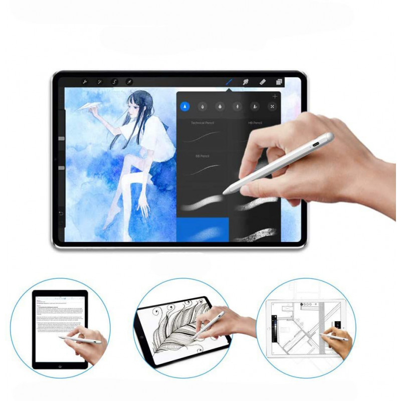 Ψηφιακό Στυλό Tech-Protect για Apple iPad, Λευκό