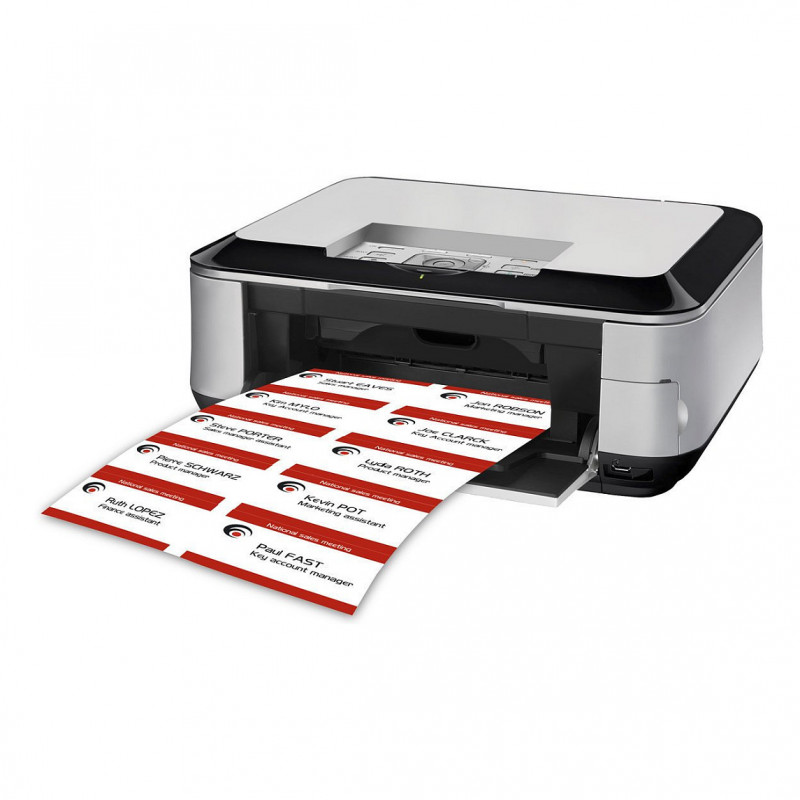 Avery Zweckform L4727-20 αυτοκόλλητες ετικέτες ονόματος, 90 x 54 mm, λευκές
