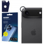 Γυαλί προστασίας φακού κάμερας 3MK HARDY Lens Protection Pro για Apple iPhone Air, μαύρο