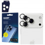Γυαλί προστασίας φακού κάμερας 3MK HARDY Lens Protection Pro για Apple iPhone 17 Pro / 17 Pro Max, μαύρο