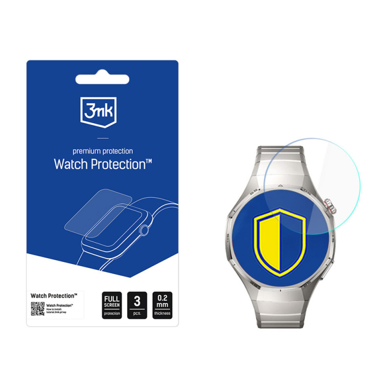 Υβριδικό γυαλί 3MK FlexibleGlass Watch για Huawei Watch GT 6 Pro 46 mm