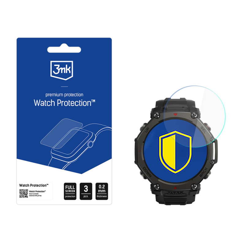 3mk FlexibleGlass Watch υβριδικό προστατευτικό οθόνης Amazfit T-Rex 3 Pro 48 mm