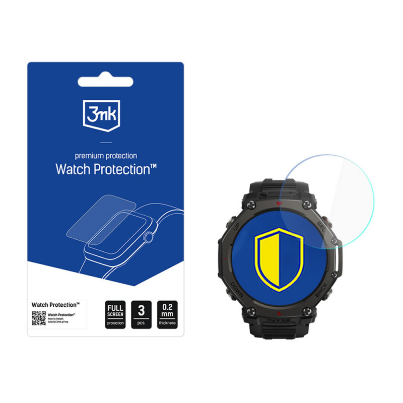 3mk FlexibleGlass Watch υβριδικό προστατευτικό οθόνης Amazfit T-Rex 3 Pro 44 mm