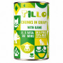 TILLO Chunks in gravy Game υγρή τροφή για σκύλους, 1250 g