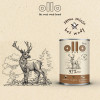 OLLO Υγρή τροφή για σκύλους Pure Deer, 850 g